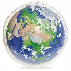 Надувной мяч - Земля с подсветкой, 61 см (Bestway, бв31045) - миниатюра