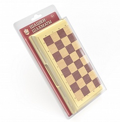 Игра настольная - Шашки-Шахматы (Десятое королевство, 03880ДК) - миниатюра