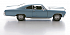 Винтажная машина Chevrolet Impala 1965, масштаб 1:24  - миниатюра №2