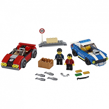 Конструктор Lego City Police - Арест на шоссе 