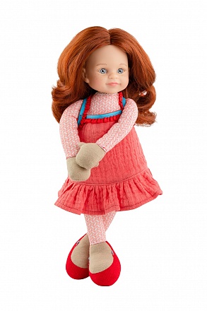 Кукла Клео 34 см мягконабивная 