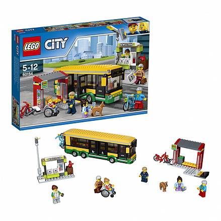 Lego City. Автобусная остановка 