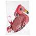 Мягкая сумочка в виде фламинго 15 см  - миниатюра №2