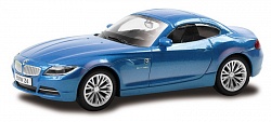 Металлическая машина - BMW Z4, 1:43, синий (RMZ City, 444001-BLU) - миниатюра