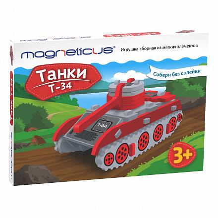 Модель сборная из мягких элементов – Танки - Т-34 
