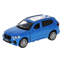 Модель BMW X5 M-Sport 12 см двери и багажник открываются инерционная металлическая (Технопарк, X5-12-BU) - миниатюра