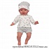 Комплект одежды для кукол 33 см белая кофта шапка штанишки  - миниатюра №1