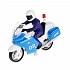 Металлическая инерционная машина - Kia Sorento Prime Полиция, 12 см + Мотоцикл 7,5 см  - миниатюра №2