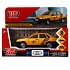 Машина Такси Спутник Lada ВАЗ-21099 12 см двери и багажник открываются металлическая  - миниатюра №2