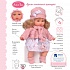 Кукла озвученная Марисела в розовом 30 см плачет мягконабивная  - миниатюра №1