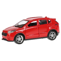 Модель Kia Sportage, красная, 12 см, открываются двери, инерционная (Технопарк, SPORTAGE-RD) - миниатюра