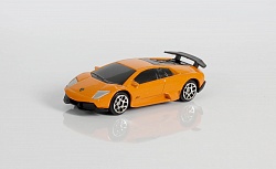 Металлическая машина - Lamborghini Murcielago LP670-4, 1:64, оранжевый (RMZ City, 344997S-OR) - миниатюра
