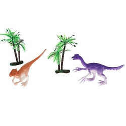 Набор динозавры пластизоль меняют цвет в воде (Играем вместе, 2007Z050-R) - миниатюра