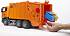 Мусоровоз Bruder Scania оранжевый, с подвижным контейнером  - миниатюра №6