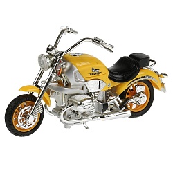 Металлический мотоцикл - Чоппер, 17 см, свет, звук (Технопарк, ZY797885-R) (ассортимент) - миниатюра