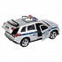 Машина Полиция Suzuki Vitara 12 см серебристая двери и багажник открываются металлическая  - миниатюра №3