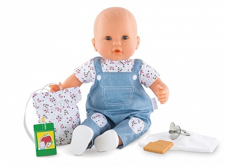 Кукла в наборе Corolle - Малышка идет в детский сад, 5 аксессуаров, с ароматом ванили, 36 см 