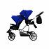 Детская прогулочная коляска Bebetto42 Sport для двойни, светло-коричневая, шасси белая/BIA  - миниатюра №10