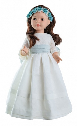 Кукла Лидия причастие, шарнирная, 60 см. 