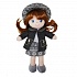 Кукла мягконабивная в серой шляпке и фетровом костюме, 36 см  - миниатюра №1