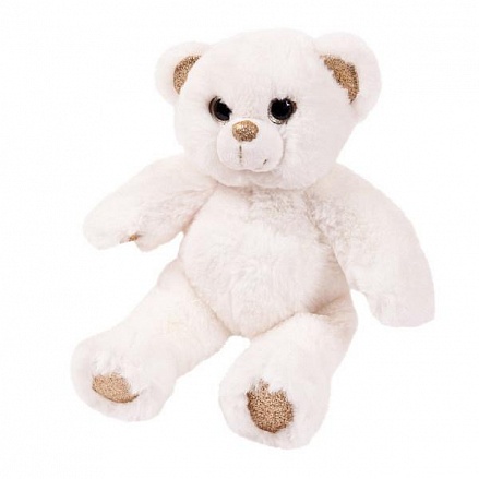 Мягкая игрушка - Медведь белый, 16 см 