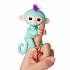Интерактивная ручная обезьянка Fingerlings WowWee – Зоя, зеленая, 12 см  - миниатюра №1