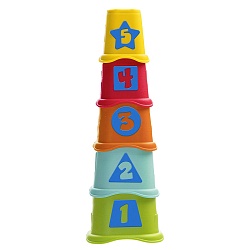 Пирамидка – Stacking Cups (Chicco, 9373st) - миниатюра