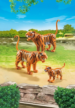 Игровой набор из серии Зоопарк: Семья Тигров 