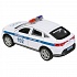 Машина Полиция Renault Arkana 12 см со светом и звуком двери и багажник открываются металлическая  - миниатюра №1