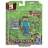 Игровой набор из серии Minecraft с фигуркой Стива, кубом земли и киркой  - миниатюра №1