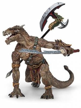 Фигурка Мутант-дракон с оружием 