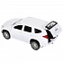 Машина металлическая Mitsubishi Pajero Sport 12 см, открываются двери, инерционная, цвет - белый  - миниатюра №1