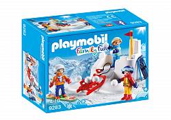 Игровой набор из серии Зимние виды спорта - Снежки (Playmobil, 9283pm) - миниатюра