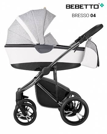 Детская коляска Bresso Premium Class Chanel 2 в 1 – шасси хромированная - 04 